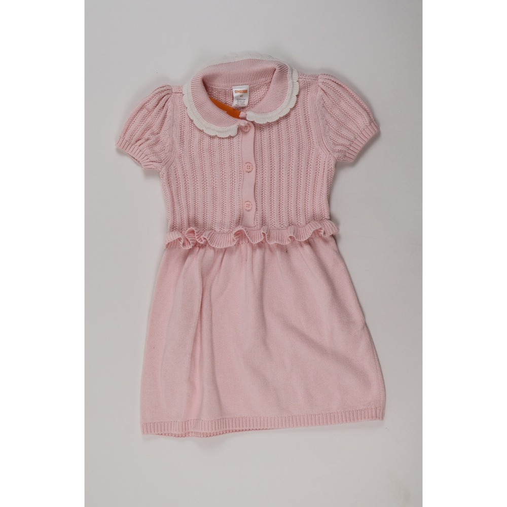 Gymboree Sweater Dress Primrose Pink Knit Scalloped Collar 4T NWT